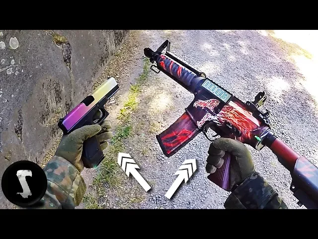when counter strike becomes real. (m4a4 | howl stattrak